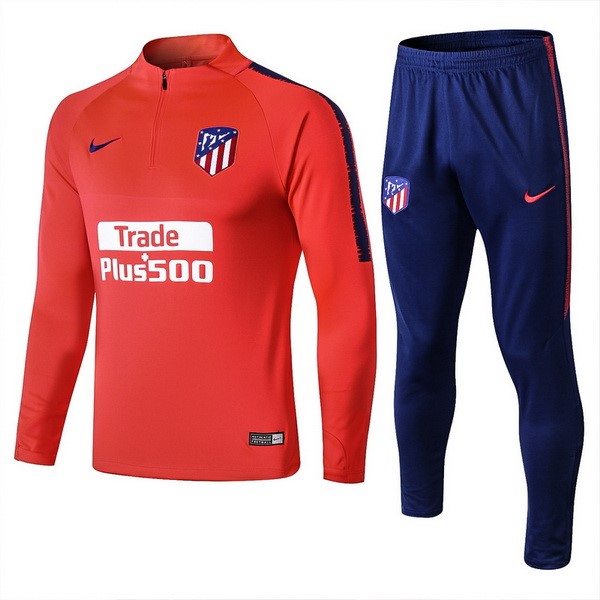 Trainingsanzug Atletico Madrid 2018-19 Rote Licht Fussballtrikots Günstig